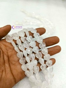 Cuentas de ágata de Aventurina verde en forma de corazón de 12mm al por mayor, piedra semipreciosa Natural para artesanías de estilo Feng Shui, cristales Amayra - Product Image 5