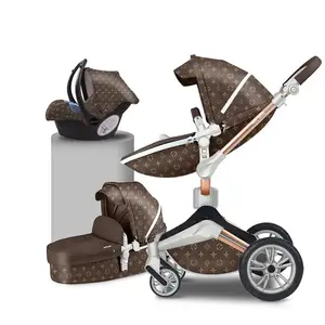 Eco-friendly Light weight foldable 4 wheel stroller for children safety coches para bebes for sale