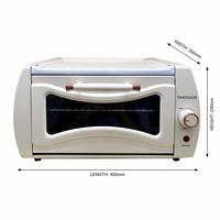 Four à tandoor électrique 15L 400 ° Corps en métal OEM, fabrication sur mesure, vente en gros, pour la maison, naan, pizza, CBU/SKD/CKD, certifié CE/CB, MOQ 500