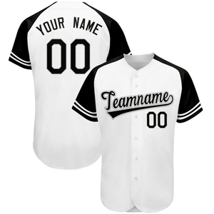 Uniforme de béisbol en blanco OEM impresión Digital Logo nombre cosido a rayas botón Unisex personalizado béisbol Jersey conjuntos 100% poliéster - Product Image 5