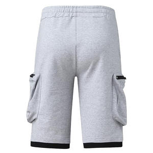Vente de logo personnalisé pour hommes, short de survêtement cargo brodé pour hommes, short de sport, 100% coton, short de survêtement unisexe pour salle de sport. - Product Image 6