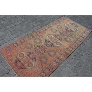 Tapis d'appoint vintage 3x6,46 pieds, tapis turc, tapis à pois marron - Product Image 3