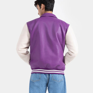 Chaqueta Universitaria de Béisbol para Hombre, Personalizada OEM, de Alta Calidad, Estilo Vintage de Invierno y Otoño, Estilo Urbano con Bordado de Chenilla - Product Image 3
