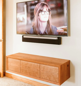 Console multimédia flottante avec chemin de câbles invisible - Product Image 4