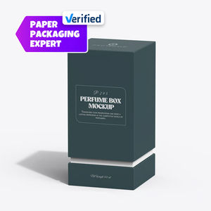 Elegantes cajas rígidas personalizables de perfume de dos piezas con tapas con logotipo en relieve y acabado mate Premium - Product Image 1