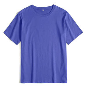 Camiseta de Manga Corta de Algodón para Mujer, Cuello Redondo, Suave, Transpirable, Ajustada, Informal de Verano, Lisa, de Color Sólido, Básica para Uso Diario, Talla XS, con Logotipo - Product Image 1