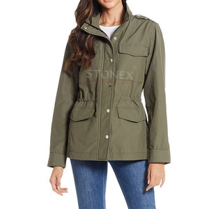Slim Fit Trending Alta calidad Mujeres Utility Jacket Por encargo Mejor Fábrica Precio bajo Chaquetas al por mayor - Product Image 1