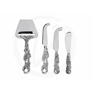 Ensemble de 4 pièces de coupe-beurre à fromage avec manche en bois, ensemble de couteaux à beurre pour la cuisine, Offre Spéciale - Product Image 5