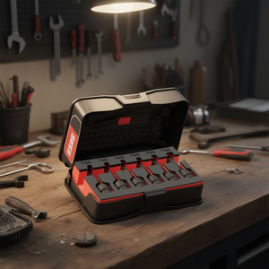 Usag Assortment with 1/2'' <b>Impact</b> TORX <b>Sockets</b> in ABS Case (6 Pcs) - Product Image 3