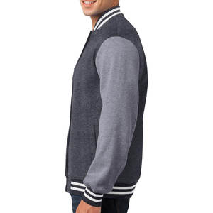 Chaqueta con letras de invierno para hombre con logotipo personalizado prendas de vestir de moda con cuello levantado y logotipo frontal MOQ bajo - Product Image 4