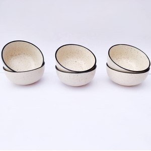 Bols en céramique durables, sans rayures, écologiques, lavables au lave-vaisselle, pour servir des fruits élégants et des salades au dîner, directement de l'usine - Product Image 2