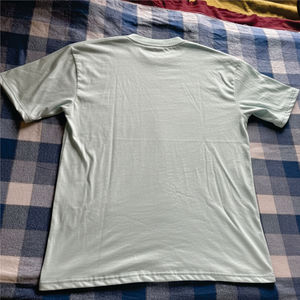 เสื้อยืดออกกำลังกายผู้ชายผ้าฝ้าย 100% คุณภาพสูง ราคาโรงงาน 210gsm ระบายอากาศได้ดี รับสกรีนโลโก้ พิมพ์ลายดิจิตอลตามสั่ง - Product Image 2