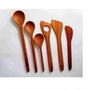 Accesorios de Cocina Únicos, Juego de Servidores de Ensalada de Acacia, Ecológicos, Aptos para Lavavajillas, Utensilios para Ensalada, Hechos en India - Product Image 3