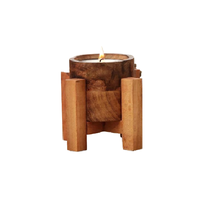 Vente en gros de bâton de bougie en bois pour la décoration intérieure bâton de bougie fait main pour la décoration de mariage décoration de table