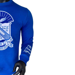 Sudadera universitaria de cuello redondo personalizada para hombre de talla grande 100% algodón cuello redondo con apliques de chenilla bordados temporada de invierno - Product Image 4