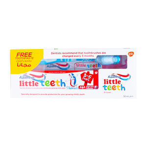 Dentifrice Herbal Aquafresh pour Enfants 50ml Petits Dents 3-5 Ans Blanchissant Nettoyage en Profondeur Usage Domestique Nettoie Doucement Protège les Jeunes Dents - Product Image 1