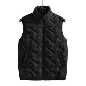 Chaleco cálido de invierno para hombre, chaqueta sin mangas, chaquetas para hombre, chaleco informal de otoño con cuello levantado, chalecos sólidos para hombre, prendas de vestir de talla grande - Product Image 3