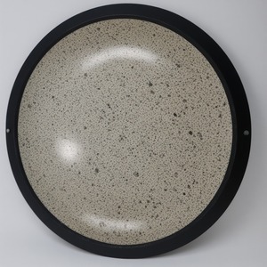 Esmerilado para placa de cargador de hierro Brillo suave Bordes translúcidos Diseño Art Deco Ligero para una elegante cena de Navidad - Product Image 3