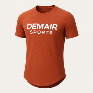 DEMAIR SPORTS T-shirt d'été antistatique à manches courtes et col rond pour hommes T-shirt imprimé léger respirant évacuant l'humidité - Product Image 1