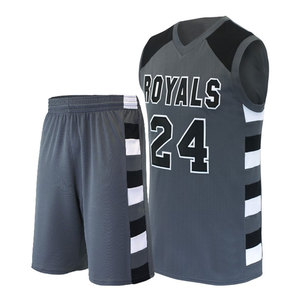 Ensemble de maillots de basket-ball personnalisés de haute qualité 2026, uniformes d'équipe pour hommes, 100% polyester, style Lakers, maillot et short de basket-ball - Product Image 1