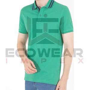 Polos pour hommes 100% coton Polos réguliers dans les tailles Vente en gros de polos de mode imprimés bon marché Logo personnalisé pour hommes - Product Image 3