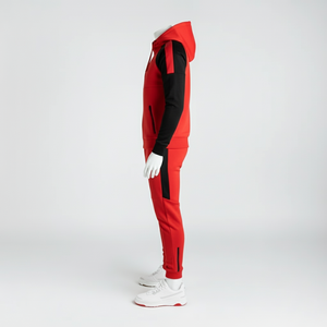 Survêtement de sport léger et respirant en polyester/coton pour homme - Évacuation de l'humidité, séchage rapide, écologique pour l'entraînement, la salle de sport et les tenues décontractées - Product Image 5