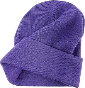 Bonnets tricotés personnalisés adultes chapeaux d'hiver chauds en jacquard 100% laine intérieure polaire bouffée impression numérique voyage plage - Product Image 3