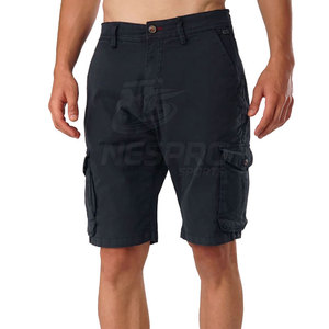 Nouveau Style Custom Made Hommes Cargo Shorts Couleur Unie Hommes Cargo Shorts À Vendre Made In Pakistan Hommes Cargo Shorts - Product Image 1