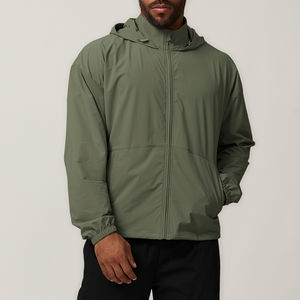 Veste d'entraînement et de jogging en polyester 100% pour hommes, nouveaux vêtements d'extérieur imperméables personnalisés avec motif camouflage - Product Image 2