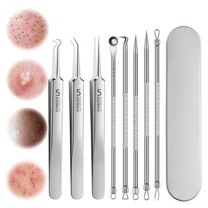 Kit Profesional de Extracción de Puntos Negros de Acero Inoxidable SAAR GLOBAL SURGICAL SGS-902 para un Acabado Suave en la Piel, Cuidado Confiable de la Piel - Product Image 1
