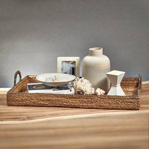 Plateau de rangement en herbe de mer au prix le plus bas, fabrication artisanale, plateaux de service en paille d'herbe de mer - Product Image 6