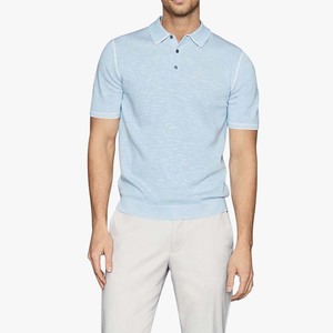 Revers de golf personnalisé de haute qualité pour hommes pour polo vente en gros de tissu jersey grande taille vêtements de sport décontractés - Product Image 6