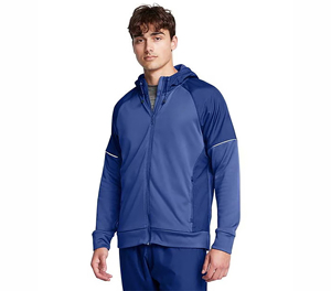 Haute qualité 350GSM survêtement en coton polyester lourd Baggy pull à capuche zippé fermeture éclair personnalisé sweats à capuche pour hommes - Product Image 2