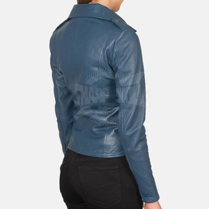 Chaqueta de cuero ligera para mujer Chaqueta de cuero cómoda y transpirable para mujer Chaqueta de cuero fácil de usar para mujer - Product Image 3