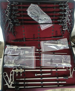 Ensemble d'instruments de chirurgie laparoscopique électriques en acier inoxydable de qualité supérieure, 28 pièces, pinces de Maryland, pinces abdominales, réutilisables - Product Image 6