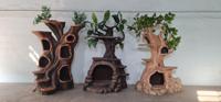 Arbre à chat KNT Creations en FRP, design moderne et luxueux, en plastique, pour la maison et le jardin, imperméable, adapté aux animaux domestiques, léger, décoration intérieure