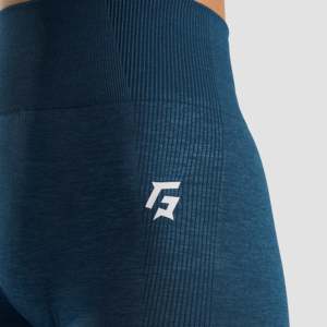 Leggings tricotés sans couture Power Flex couleur bleue - Product Image 5