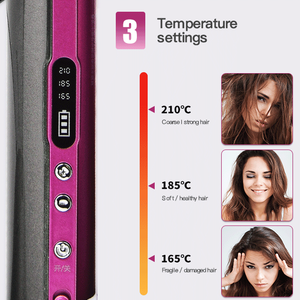 <span class=keywords><strong>Plancha</strong></span> de Pelo Portátil Recargable EFA WS108 con Pantalla LCD USB-C, <span class=keywords><strong>Plancha</strong></span> de Cerámica 2 en 1 con 3 Ajustes de Calor - Product Image 3