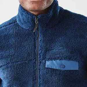 Veste polaire pour homme, vêtements d'hiver chauds, poche, couleur unie, décontractée, polaire, coupe-vent, épaisse, veste d'hiver pour homme - Product Image 3