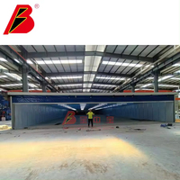 Cabine télescopique de peinture de cabine imperméable escamotable de peinture de jet de BZB pour des camions