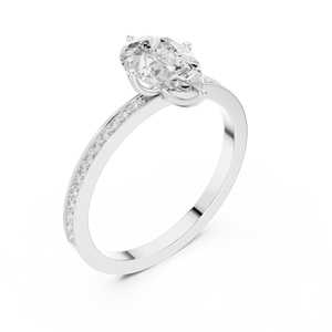 แหวนผู้หญิงชุบทอง14K ดีไซน์หรูหรา - Product Image 3