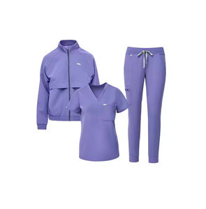 2025 precio al por mayor personalizado Hospital Scrubs traje uniformes médico enfermera uniforme Jogger enfermera Scrubs uniformes conjuntos - Product Image 3