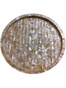 Bandejas decorativas con incrustaciones de resina de La India, hermoso diseño de madera y mármol a granel, venta al por mayor - Product Image 4