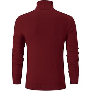 2025 Pull à col rond de style personnalisé pour hommes en tricot de polyester à manches longues avec logo avant et décoration à motif - Product Image 2