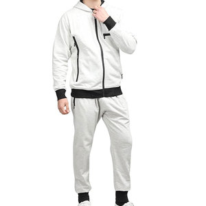Ensembles de survêtements pour hommes en coton 100% de qualité supérieure, respirants, coupe-vent, légers, grandes tailles, pour l'hiver, design personnalisé en gros - Product Image 4