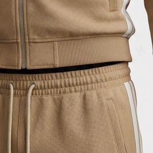 Conjunto Deportivo Premium Plus Size para Hombre, con Capucha, Color Sólido, Transpirable, de Dos Piezas, para Gimnasio, Fitness, Entrenamiento, Ropa Deportiva - Product Image 5