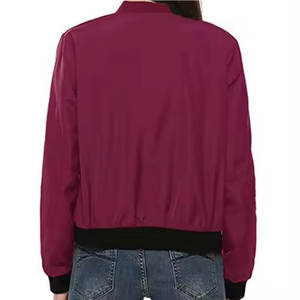 Chaqueta de bombardero transpirable con estilo de peso ligero Chaqueta de bombardero de mujer de calidad superior más vendida para hombre - Product Image 4