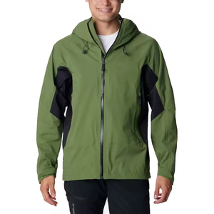 Chaqueta acolchada de manga larga de lona impermeable para hombre 2025 con cuello levantado, chaqueta de invierno holgada de estilo callejero - Product Image 1
