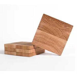 Posavasos de madera de acacia de alta calidad, posavasos de nogal de nuevo diseño, Decoración de mesa, posavasos clásicos de madera maciza, artesanías de media luna - Product Image 4
