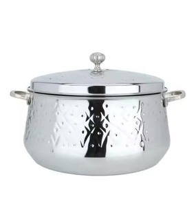 Casserole isolée en acier inoxydable doré et argenté pour hôtel, restaurant et maison Vaisselle Décoration Utilisez les casseroles les plus exigeantes - Product Image 6